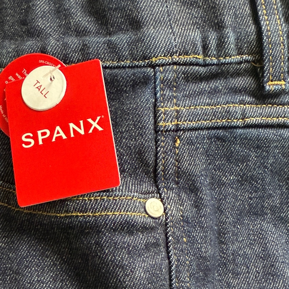 SPANX Women's Dark Blue Flare Jeans